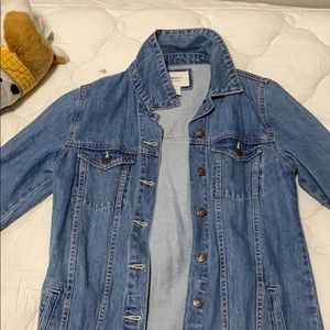 Oversized/ long jean jacket